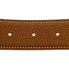 エルメス HERMES Hベルト K刻印 ブラック/ゴールド シルバー金具 ボックスカーフ レディース ベルト