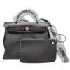 エルメス HERMES エールバッグジップPM K刻印 ブラウン/シルバー金具 トワル レディース ショルダーバッグ