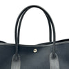 エルメス HERMES ガーデンパーティPM ブラック シルバー金具 トワル レディース トートバッグ