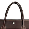 エルメス HERMES ガーデンファイルMM □H刻印 ダークブラウン シルバー金具 トワル ユニセックス トートバッグ