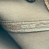 エルメス HERMES ガーデンファイルMM □H刻印 ダークブラウン シルバー金具 トワル ユニセックス トートバッグ