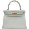 エルメス HERMES ケリー28 内縫い W刻印 ニューホワイト W刻印 レディース ショルダーバッグ