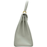 エルメス HERMES ケリー28 内縫い W刻印 ニューホワイト W刻印 レディース ショルダーバッグ