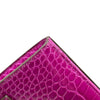 エルメス HERMES ケリーウォレット ロング □Q刻印 ローズシェヘラザード/シルバー金具 アリゲーター レディース 長財布
