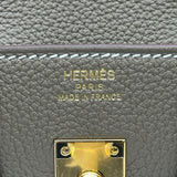 エルメス HERMES バーキン25 G刻印 エトゥープ ゴールド金具 トゴ レディース ハンドバッグ