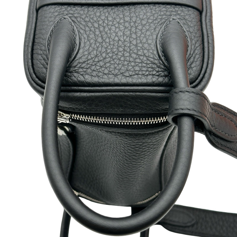 エルメス HERMES リンディ ミニ G刻印 ブラック シルバー金具 トリヨン 