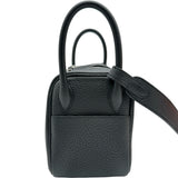 エルメス HERMES リンディ ミニ G刻印 ブラック シルバー金具 トリヨン レディース ショルダーバッグ