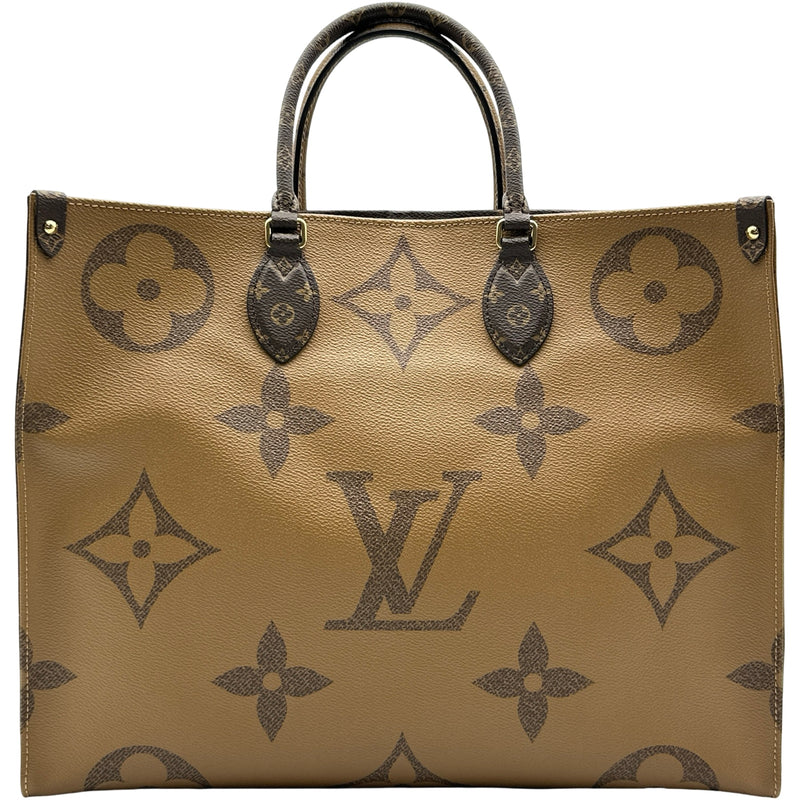 ルイ・ヴィトン LOUIS VUITTON オンザゴーGM M44576 ブラウン