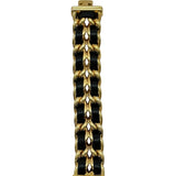 シャネル CHANEL プルミエール L H0001 ブラック ゴールドプレーテッド クオーツ レディース 腕時計