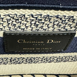 クリスチャン・ディオール Christian Dior レディディライトミディアム ネイビー キャンバス レディース ハンドバッグ