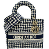 クリスチャン・ディオール Christian Dior レディディライトミディアム ネイビー キャンバス レディース ハンドバッグ