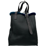 エルメス HERMES エトリヴィエールショッピングムートンアルクティック D刻印 ブラック シルバー金具 レザー/ムートン レディース トートバッグ