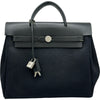 エルメス HERMES エールバッグアドPM □G刻印 ブラック/シルバー金具 トワル レディース リュック・デイパック