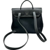 エルメス HERMES エールバッグアドPM □G刻印 ブラック/シルバー金具 トワル レディース リュック・デイパック