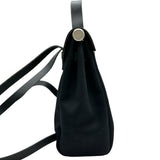 エルメス HERMES エールバッグアドPM □G刻印 ブラック/シルバー金具 トワル レディース リュック・デイパック