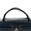 エルメス HERMES エールバッグMM □D刻印 ブラック シルバー金具 トワル レディース ショルダーバッグ