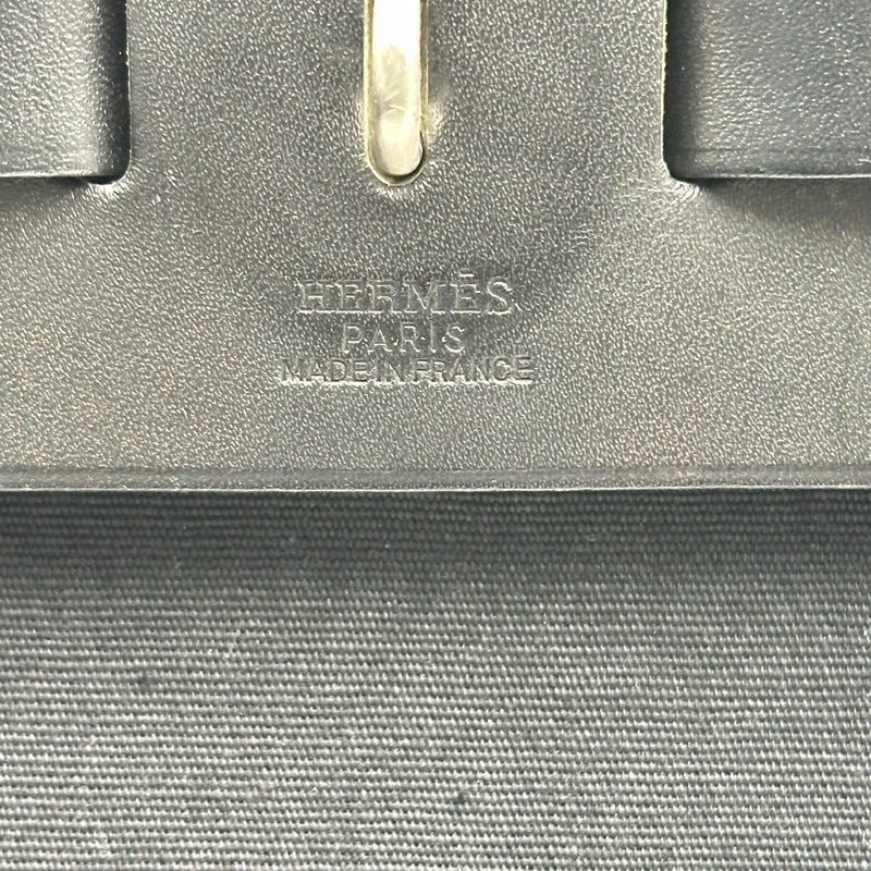 エルメス HERMES エールバッグMM □D刻印 ブラック シルバー金具