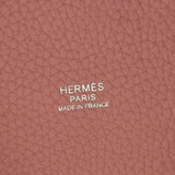 エルメス HERMES ピコタンロックMM T刻印 ローズサクラ シルバー金具 トリヨン レディース ハンドバッグ