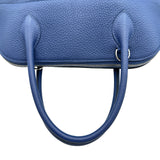 エルメス HERMES ボリード31 C刻印 ブルーブライントン シルバー金具 トリヨンクレマンス レディース ハンドバッグ
