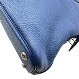 エルメス HERMES ボリード31 C刻印 ブルーブライントン シルバー金具 トリヨンクレマンス レディース ハンドバッグ