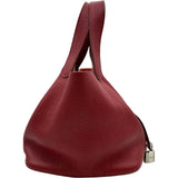 エルメス HERMES ピコタンロックPM □P刻印 ルージュカザック シルバー金具 トリヨン レディース ハンドバッグ