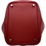 エルメス HERMES ピコタンロックPM □P刻印 ルージュカザック シルバー金具 トリヨン レディース ハンドバッグ