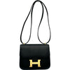 エルメス HERMES コンスタンス3 ミニ D刻印 ブラック ゴールド金具 エプソン レディース ショルダーバッグ