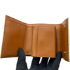 セリーヌ CELINE スモールトリフォールドウォレット 10D572 ホワイト/タン レザー/PVC レディース 二つ折り財布