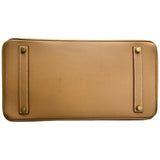 エルメス HERMES バーキン35 □B刻印 ナチュラル /ゴールド金具 クシュベル レディース ハンドバッグ