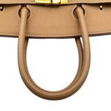 エルメス HERMES バーキン35 □B刻印 ナチュラル /ゴールド金具 クシュベル レディース ハンドバッグ