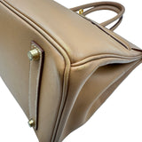 エルメス HERMES バーキン35 □B刻印 ナチュラル /ゴールド金具 クシュベル レディース ハンドバッグ