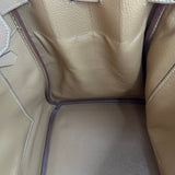 エルメス HERMES バーキン35 □B刻印 ナチュラル /ゴールド金具 クシュベル レディース ハンドバッグ