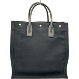 サンローラン SAINT LAURENT リヴゴーシュトート 631682 ブラック レザー/キャンバス レディース トートバッグ