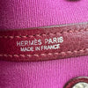 エルメス HERMES ガーデンパーティTTPM □I刻印 ルージュインペリアル シルバー金具 トワル/ブッフル レディース ハンドバッグ