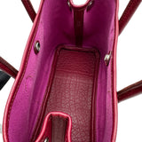 エルメス HERMES ガーデンパーティTTPM □I刻印 ルージュインペリアル シルバー金具 トワル/ブッフル レディース ハンドバッグ