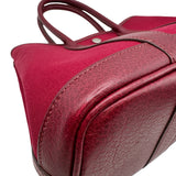 エルメス HERMES ガーデンパーティTTPM □I刻印 ルージュインペリアル シルバー金具 トワル/ブッフル レディース ハンドバッグ