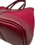 エルメス HERMES ガーデンパーティTTPM □I刻印 ルージュインペリアル シルバー金具 トワル/ブッフル レディース ハンドバッグ