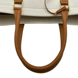 セリーヌ CELINE ホリゾンタルカバ アイボリー/ブラウン キャンバス レディース トートバッグ