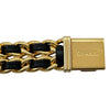シャネル CHANEL プルミエール S H0001 ブラック ゴールドメッキ クオーツ レディース 腕時計