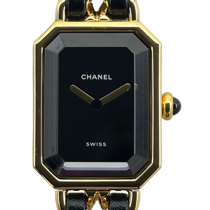 シャネル CHANEL プルミエール L H0001 ブラック ゴールドメッキ
