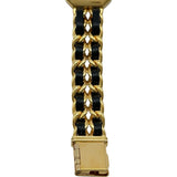 シャネル CHANEL プルミエール L H0001 ブラック ゴールドメッキ クオーツ レディース 腕時計