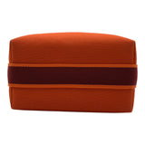 エルメス HERMES ブリッドアブラックPM オレンジ トワル レディース ハンドバッグ
