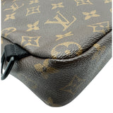 ルイ・ヴィトン LOUIS VUITTON アヴェニュー・スリングバッグ M45897 ブラウン モノグラムマカサー/レザー メンズ ボディバッグ