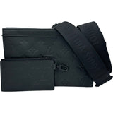 ルイ・ヴィトン LOUIS VUITTON ガストン・ウェアラブルウォレット M81115 ブラック モノグラムキャンバス/シャドウ メンズ ショルダーバッグ