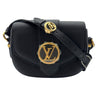 ルイ・ヴィトン LOUIS VUITTON ポンヌフ・ソフトPM M58727 ブラック トリヨンレザー レディース ショルダーバッグ