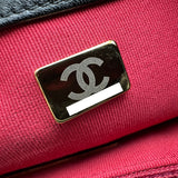 シャネル CHANEL CHANEL19 バッグ AS1160 ブラック シルバー/ゴールド金具 シャイニーラムスキン レディース ショルダーバッグ