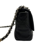 シャネル CHANEL CHANEL19 バッグ AS1160 ブラック シルバー/ゴールド金具 シャイニーラムスキン レディース ショルダーバッグ