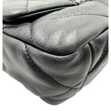 シャネル CHANEL CHANEL19 バッグ AS1160 ブラック シルバー/ゴールド金具 シャイニーラムスキン レディース ショルダーバッグ