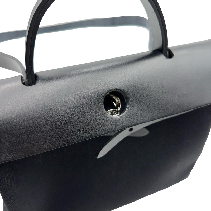 エルメス HERMES エールバッグジップPM B刻印 ブラック シルバー金具