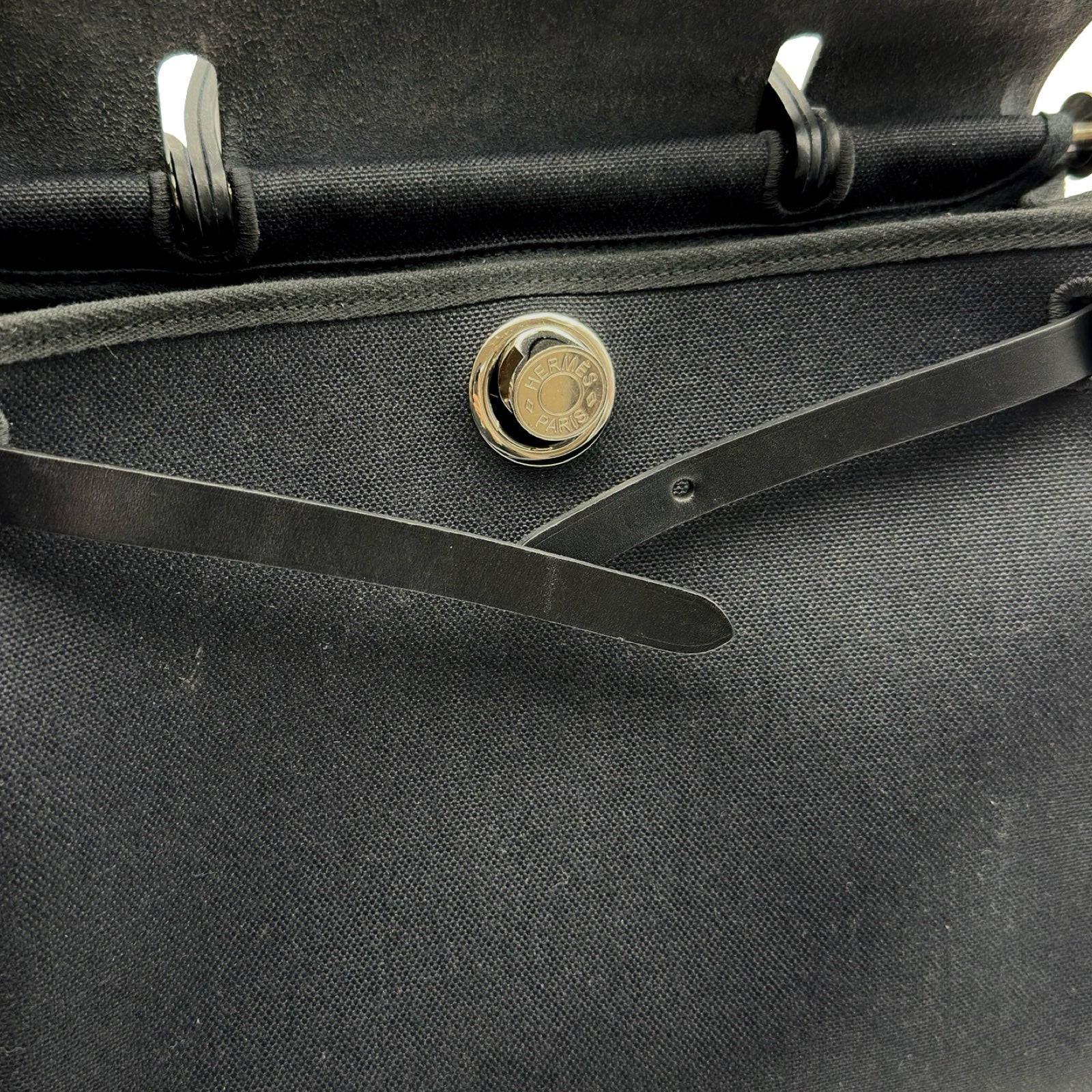 エルメス HERMES エールバッグジップPM B刻印 ブラック シルバー金具